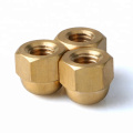 High Strength M8 Brass Dome Head Nut DIN1587